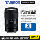 Tamron 28-75mm F2.8 Di III VXD G2 Lens for Sony E (Tamron Malaysia Warranty)